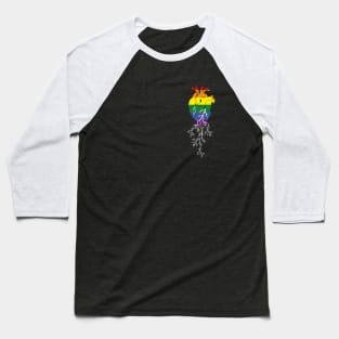 Love is love heart pocket Baseball T-Shirt